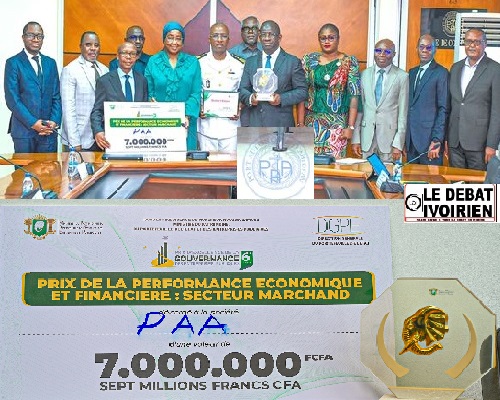 Entreprises publiques : le Port Autonome d’Abidjan rafle le Prix d’Excellence de la Gouvernance et de la Performance Ledebativoirien.net