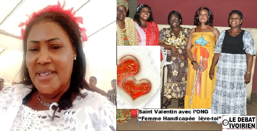Une battante-Esther OGA ''ONG Femme Handicapée Lève-Toi' ledebativoirien.net