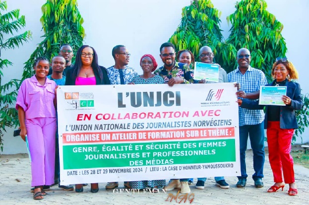 Le genre en milieu médiatique au cœur d'un séminaire : NORSK JOURNALISLAG soutient l'UNJCI à former des journalistes à Yamoussoukro ledebativoirien.net