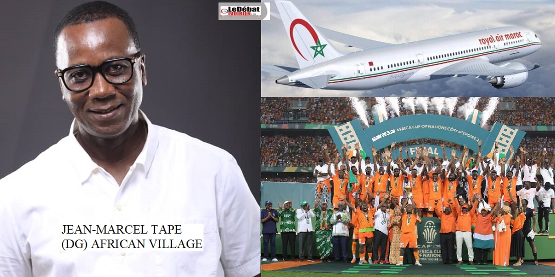 CAN 2025-vol spécial Abidjan-Marrakech : Jean-Marcel Tapé (Dg) African Village dévoile toute l'offre , Ledebativoirien.net